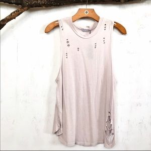 Distressed Muscle Tee